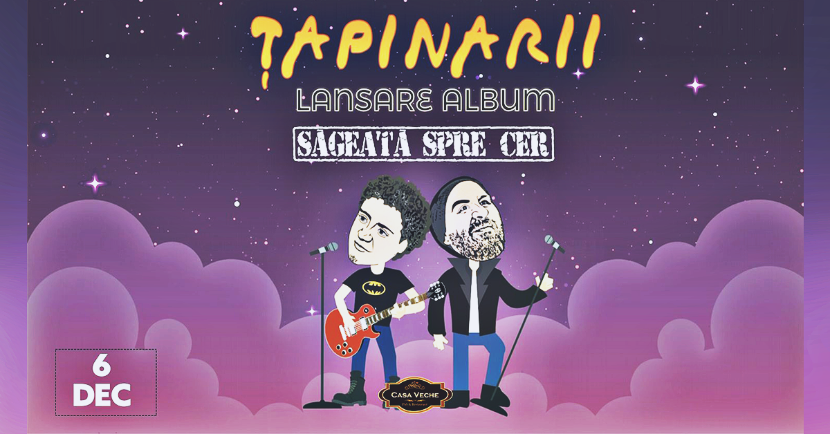 „Țapinarii” lansează la Roman albumul „Săgeată spre cer”