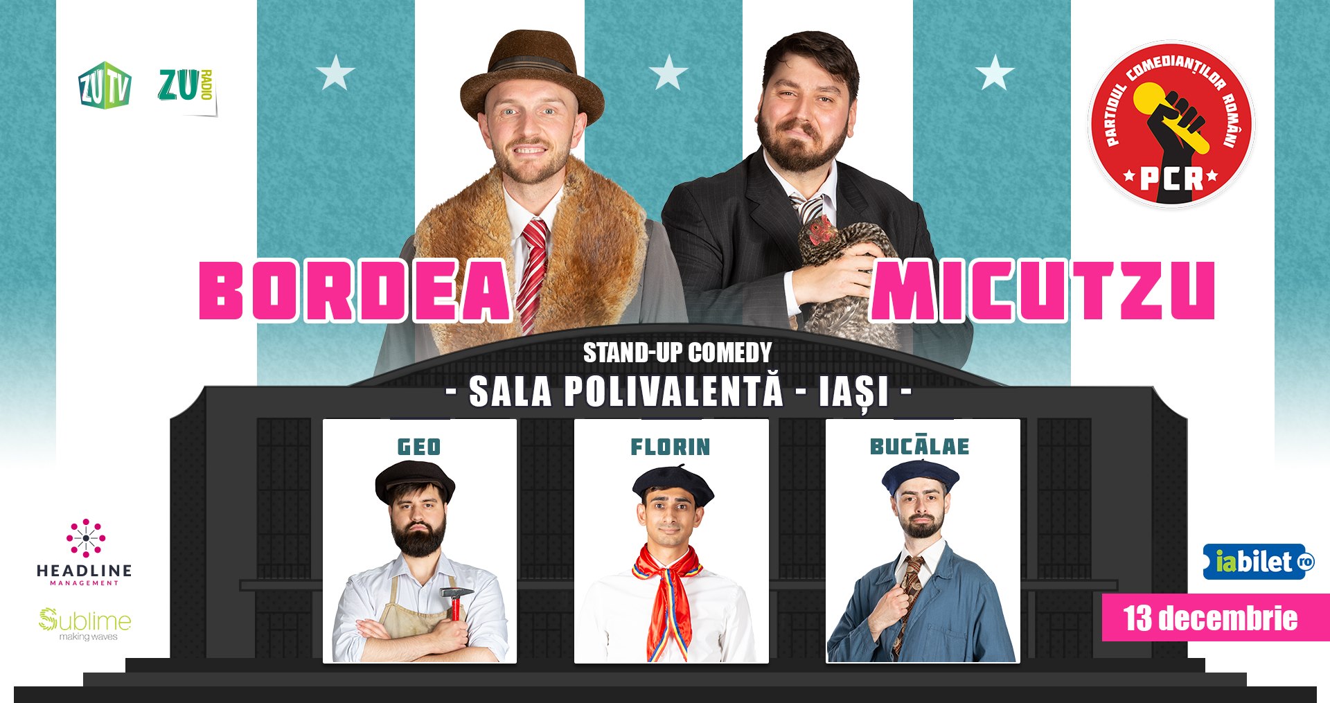 Ultimele bilete pentru „Partidul Comedianților Români”